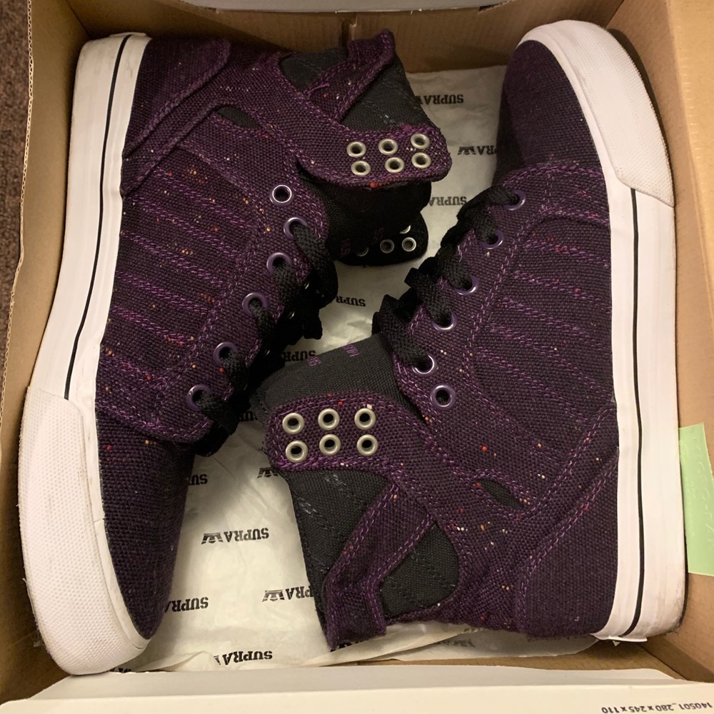 Plum Supra Sneakers